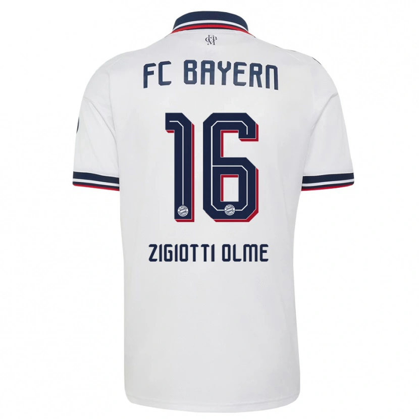 Danxen Dames Julia Zigiotti Olme #16 Wit Grijs Rood Uitshirt Uittenue 2026/27 T-Shirt België