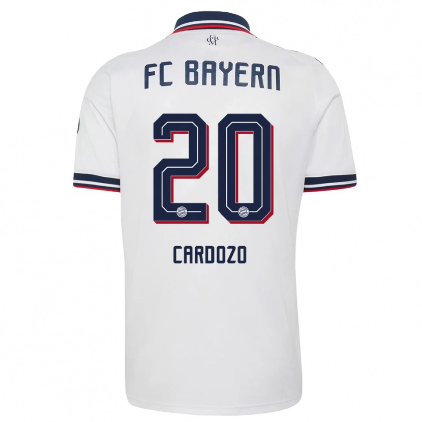 Danxen Dames Maycon Cardozo #20 Wit Grijs Rood Uitshirt Uittenue 2026/27 T-Shirt België