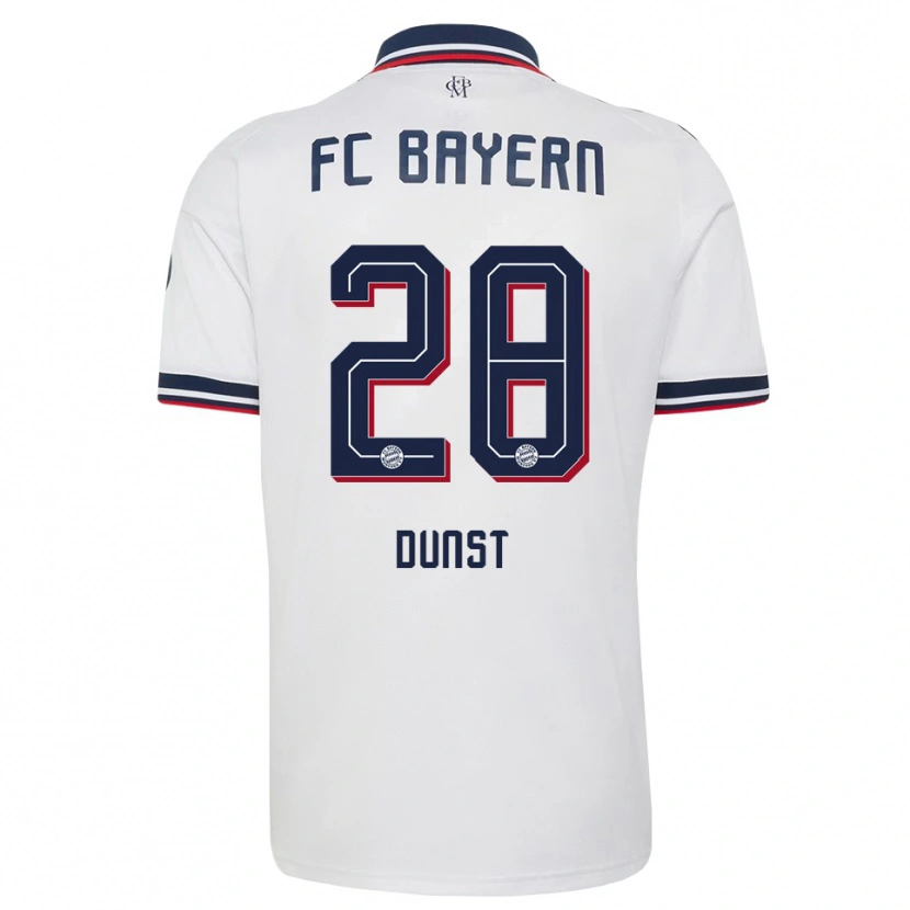 Danxen Dames Barbara Dunst #28 Wit Grijs Rood Uitshirt Uittenue 2026/27 T-Shirt België