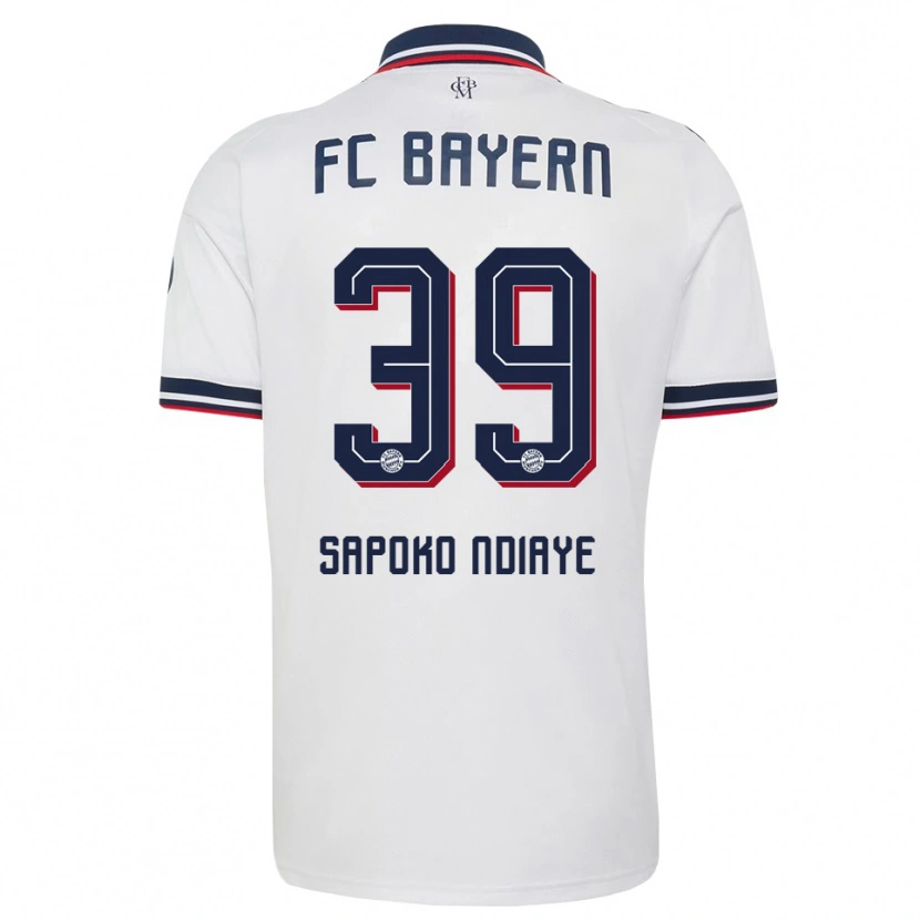 Danxen Dames Bara Sapoko Ndiaye #39 Wit Grijs Rood Uitshirt Uittenue 2026/27 T-Shirt België