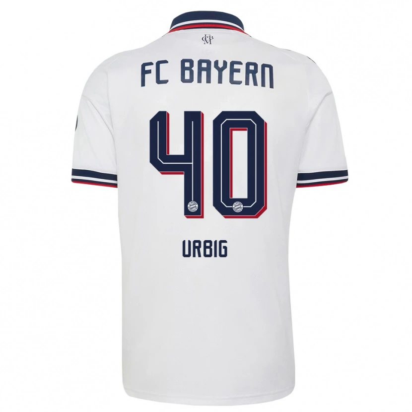 Danxen Dames Jonas Urbig #40 Wit Grijs Rood Uitshirt Uittenue 2026/27 T-Shirt België
