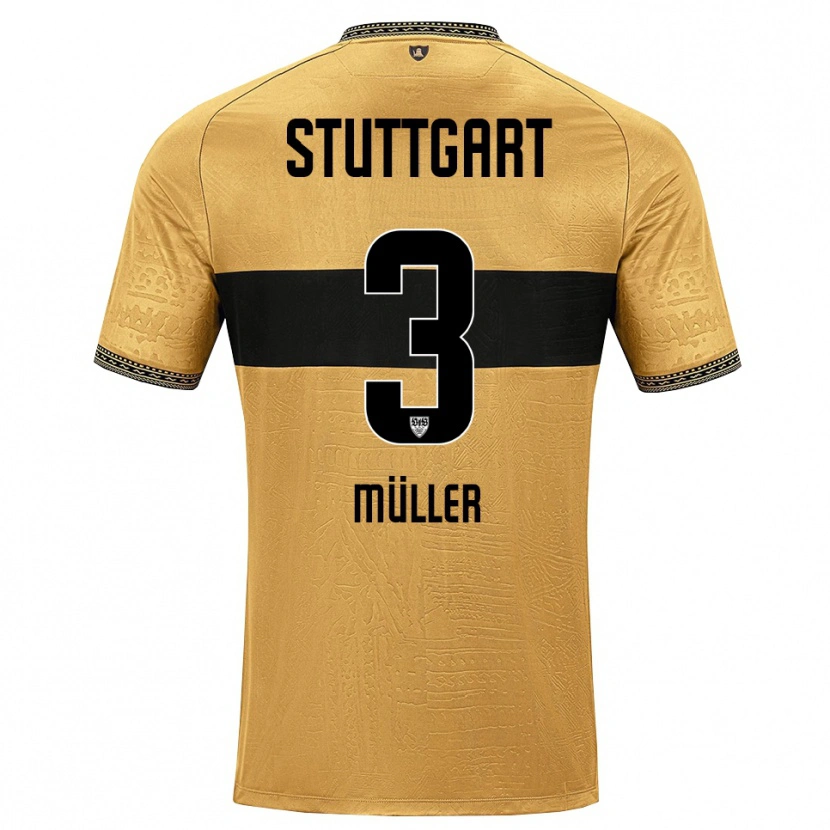 Danxen Dames Lenelotte Müller #3 Bruin Zwart Wit Uitshirt Uittenue 2026/27 T-Shirt België