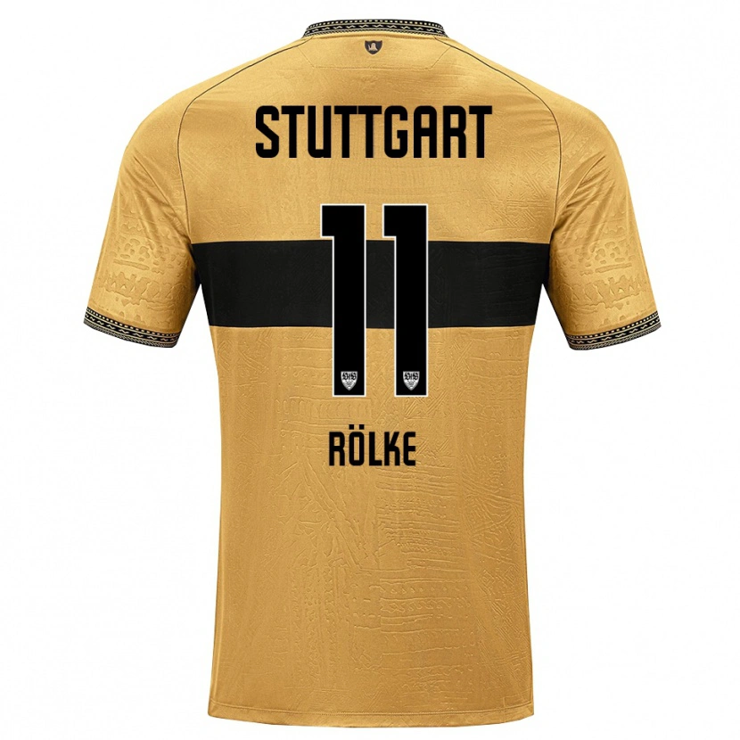 Danxen Dames Oliver Rölke #11 Bruin Zwart Wit Uitshirt Uittenue 2026/27 T-Shirt België