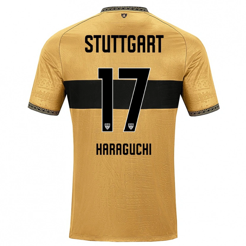 Danxen Dames Genki Haraguchi #17 Bruin Zwart Wit Uitshirt Uittenue 2026/27 T-Shirt België