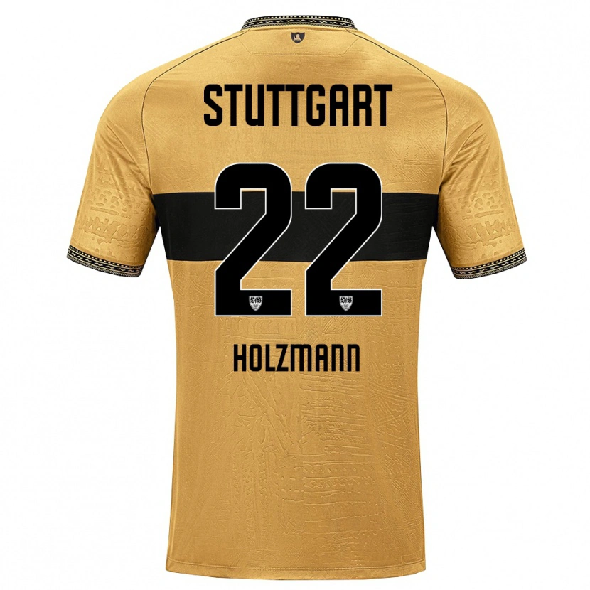 Danxen Dames Lucas Holzmann #22 Bruin Zwart Wit Uitshirt Uittenue 2026/27 T-Shirt België