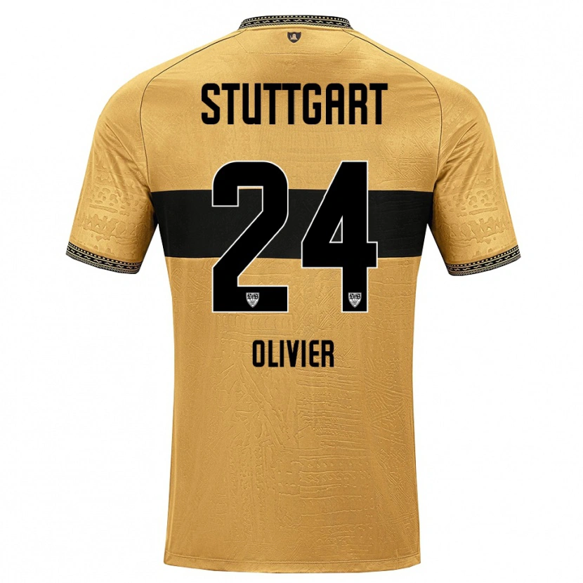 Danxen Dames Christopher Olivier #24 Bruin Zwart Wit Uitshirt Uittenue 2026/27 T-Shirt België