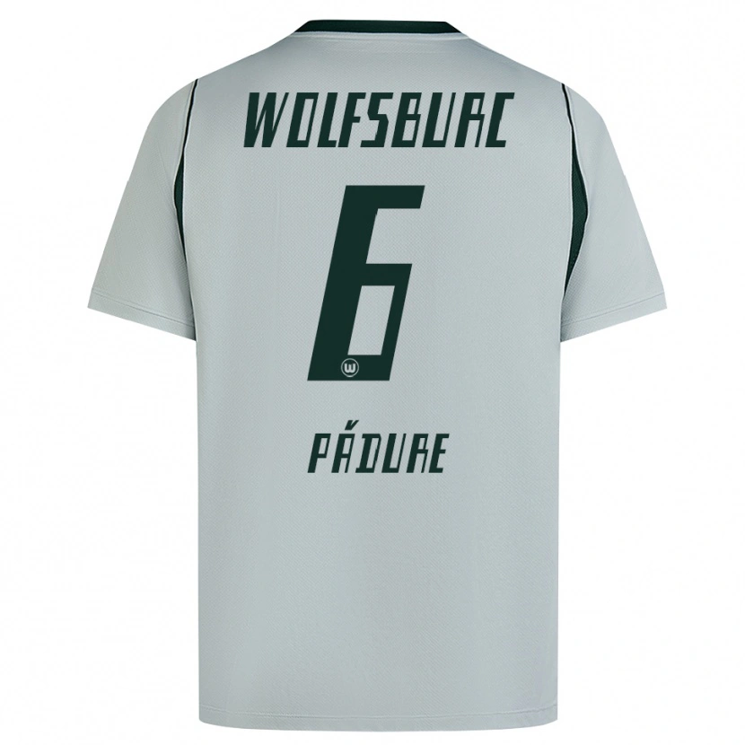 Danxen Dames Matei Pădure #6 Grijs Groen Uitshirt Uittenue 2026/27 T-Shirt België