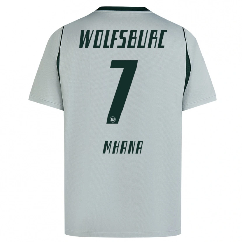 Danxen Dames Younes Mhana #7 Grijs Groen Uitshirt Uittenue 2026/27 T-Shirt België