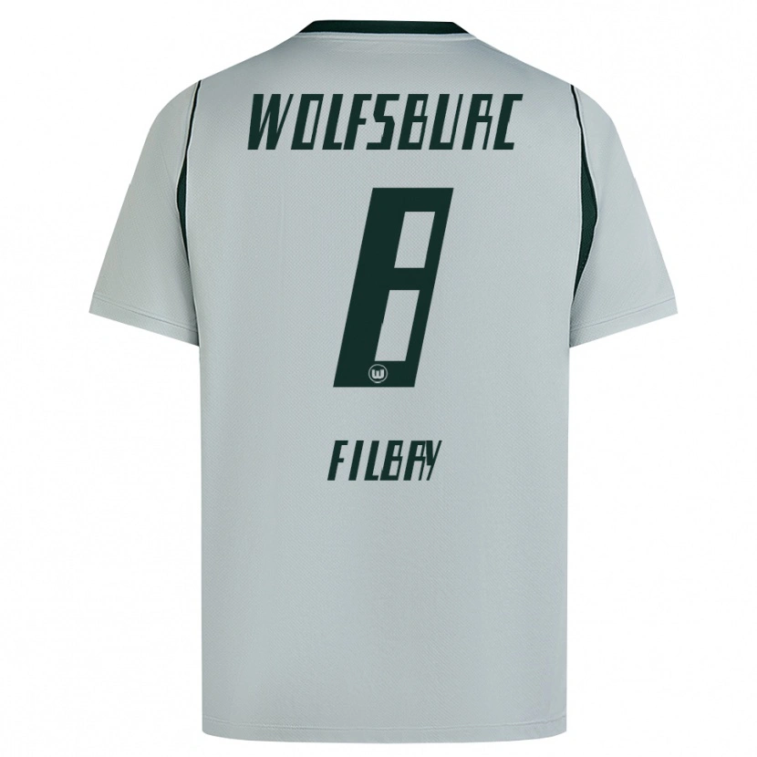 Danxen Dames Arne Filbry #8 Grijs Groen Uitshirt Uittenue 2026/27 T-Shirt België