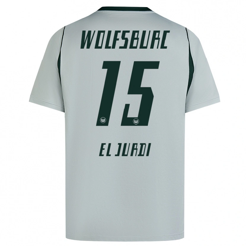 Danxen Dames Joud El Jurdi #15 Grijs Groen Uitshirt Uittenue 2026/27 T-Shirt België