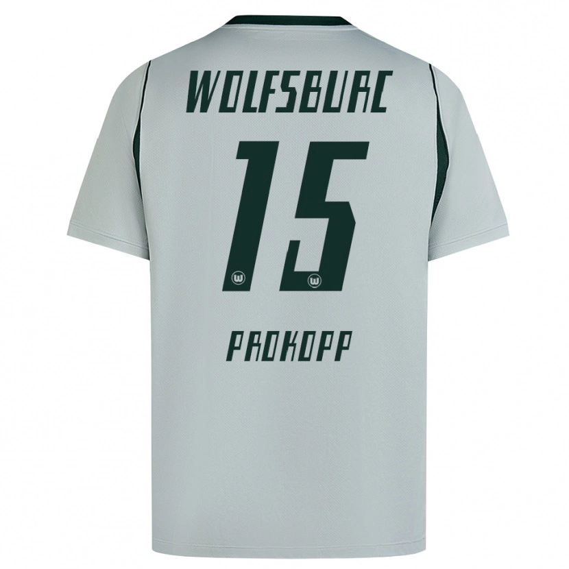 Danxen Dames Oskar Prokopp #15 Grijs Groen Uitshirt Uittenue 2026/27 T-Shirt België