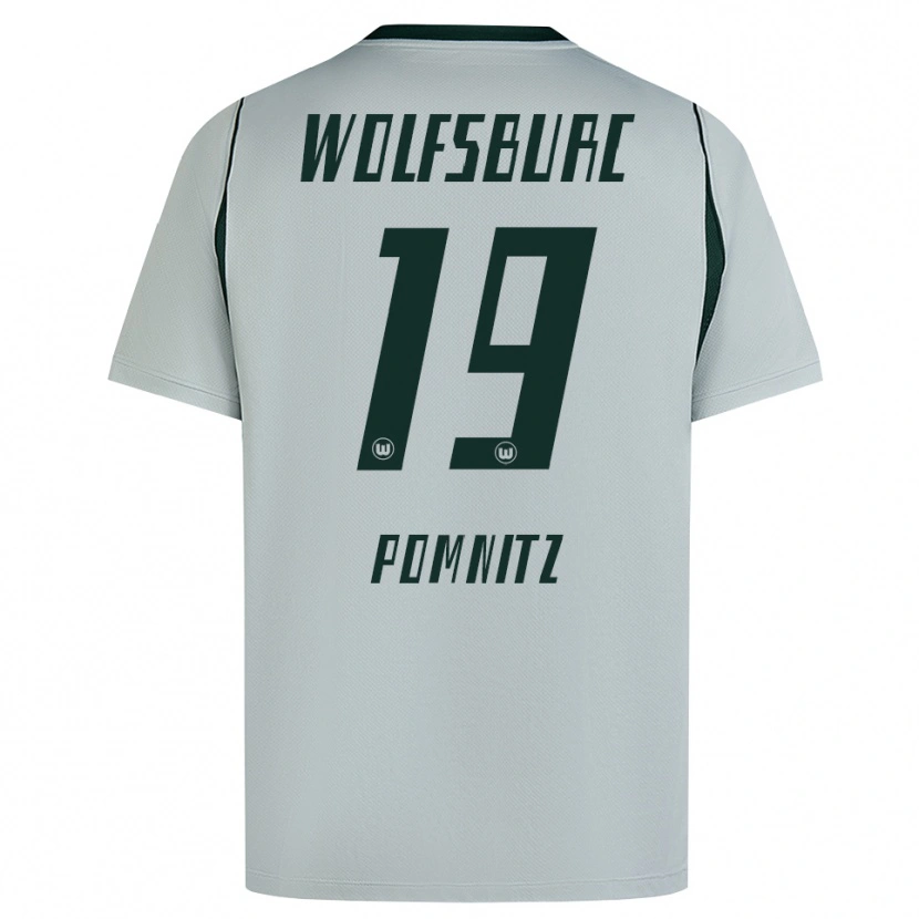 Danxen Dames Leonard Pomnitz #19 Grijs Groen Uitshirt Uittenue 2026/27 T-Shirt België