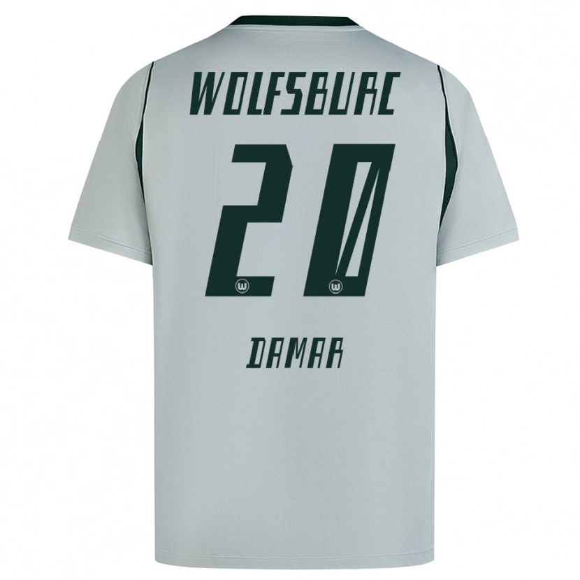 Danxen Dames Muhammed Damar #20 Grijs Groen Uitshirt Uittenue 2026/27 T-Shirt België