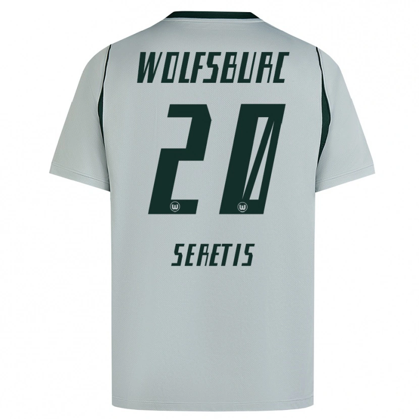 Danxen Dames Isaiah Seretis #20 Grijs Groen Uitshirt Uittenue 2026/27 T-Shirt België