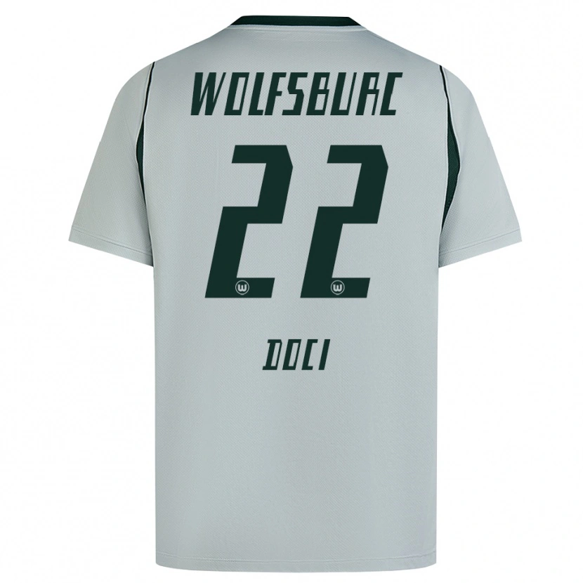 Danxen Dames Adrian Doci #22 Grijs Groen Uitshirt Uittenue 2026/27 T-Shirt België