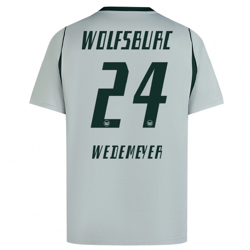 Danxen Dames Joelle Wedemeyer #24 Grijs Groen Uitshirt Uittenue 2026/27 T-Shirt België