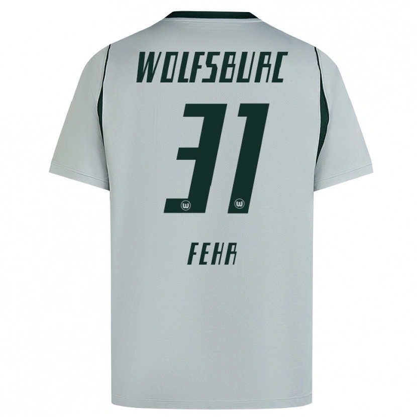Danxen Dames Henrik Fehr #31 Grijs Groen Uitshirt Uittenue 2026/27 T-Shirt België