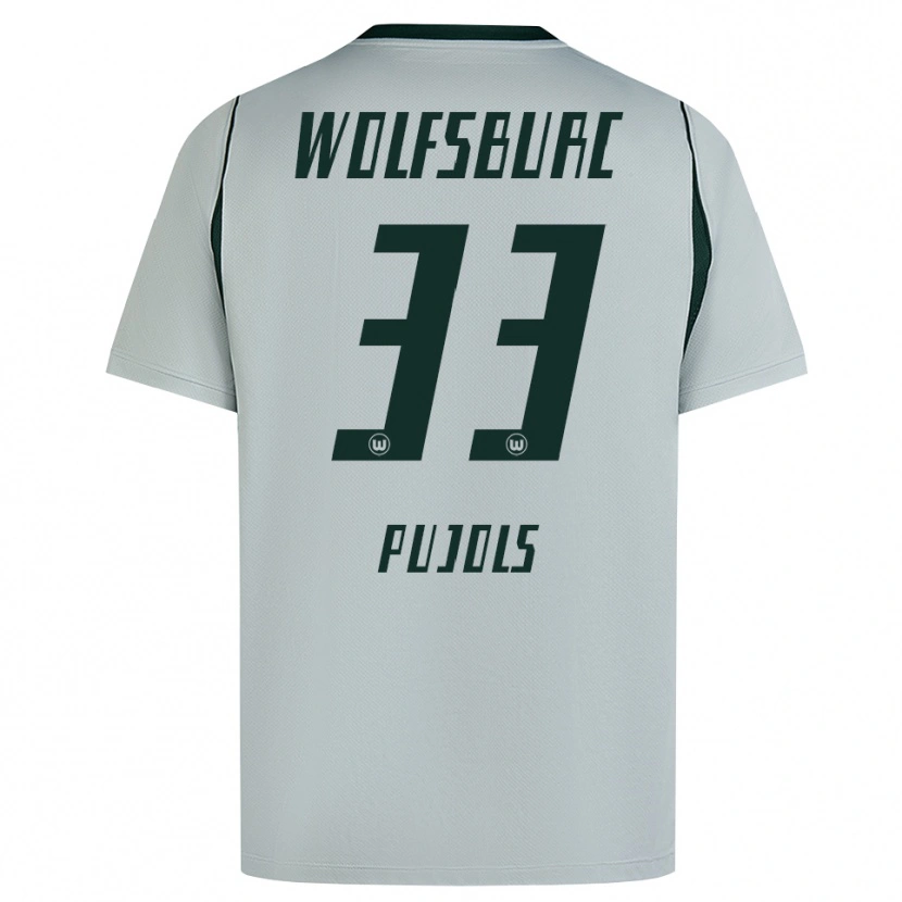Danxen Dames Judit Pujols #33 Grijs Groen Uitshirt Uittenue 2026/27 T-Shirt België