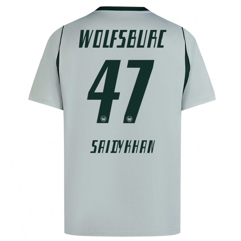 Danxen Dames Ibrahim Saidykhan #47 Grijs Groen Uitshirt Uittenue 2026/27 T-Shirt België