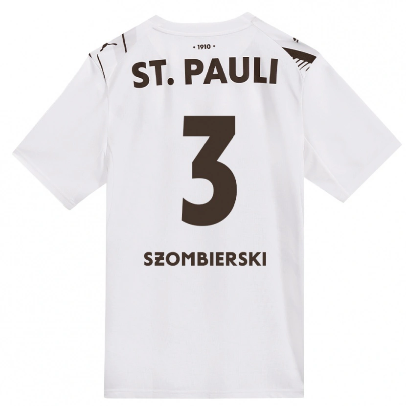 Danxen Dames Sebastian Szombierski #3 Cafe Wit Rood Uitshirt Uittenue 2026/27 T-Shirt België