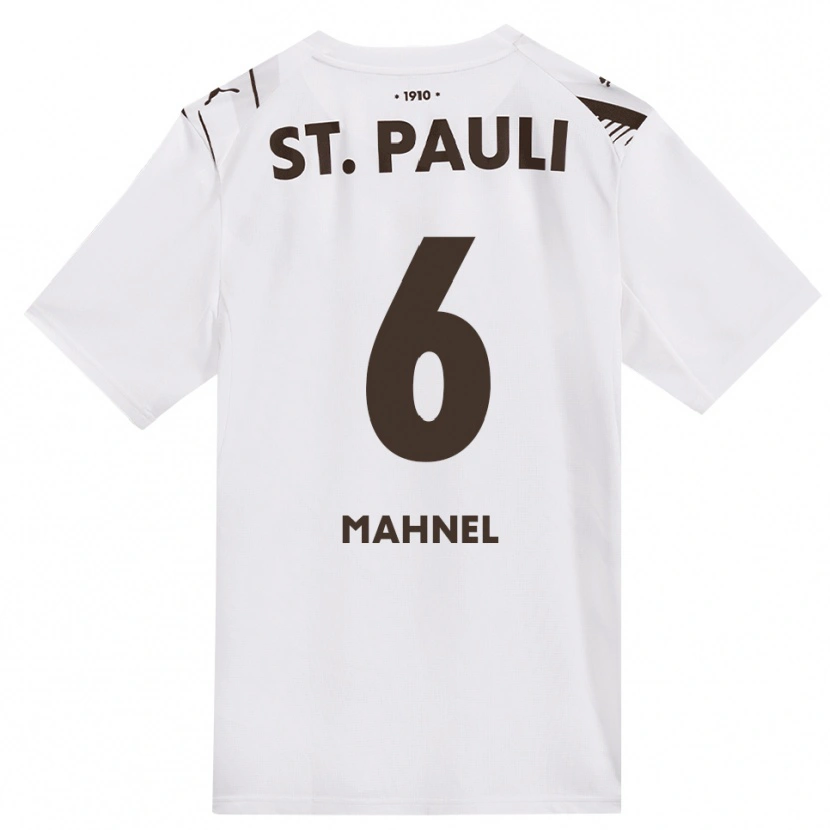 Danxen Dames Thieß Mahnel #6 Cafe Wit Rood Uitshirt Uittenue 2026/27 T-Shirt België