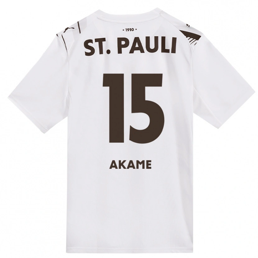 Danxen Dames Kenzy-Baudry Akame #15 Cafe Wit Rood Uitshirt Uittenue 2026/27 T-Shirt België