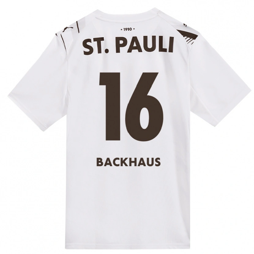 Danxen Dames Ols Backhaus #16 Cafe Wit Rood Uitshirt Uittenue 2026/27 T-Shirt België