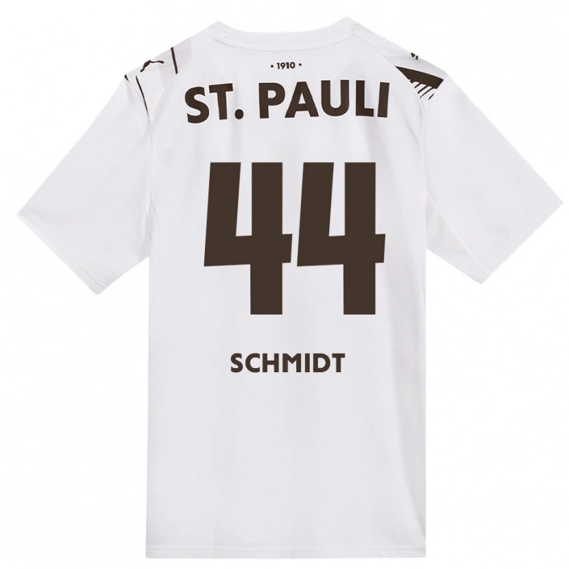 Danxen Dames Nick Schmidt #44 Cafe Wit Rood Uitshirt Uittenue 2026/27 T-Shirt België