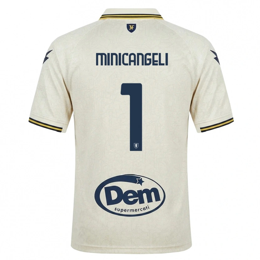 Danxen Dames Francesco Minicangeli #1 Oldlace Geel Zwart Uitshirt Uittenue 2026/27 T-Shirt België