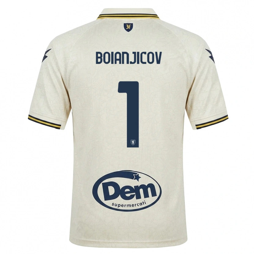 Danxen Dames Nicolas Boianjicov #1 Oldlace Geel Zwart Uitshirt Uittenue 2026/27 T-Shirt België