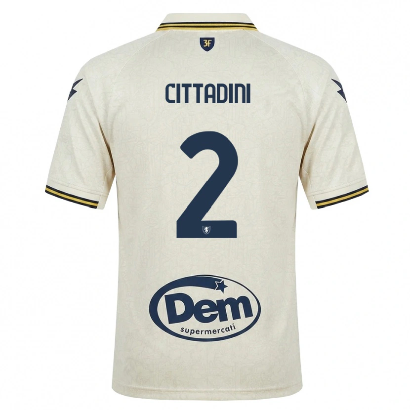 Danxen Dames Giorgio Cittadini #2 Oldlace Geel Zwart Uitshirt Uittenue 2026/27 T-Shirt België