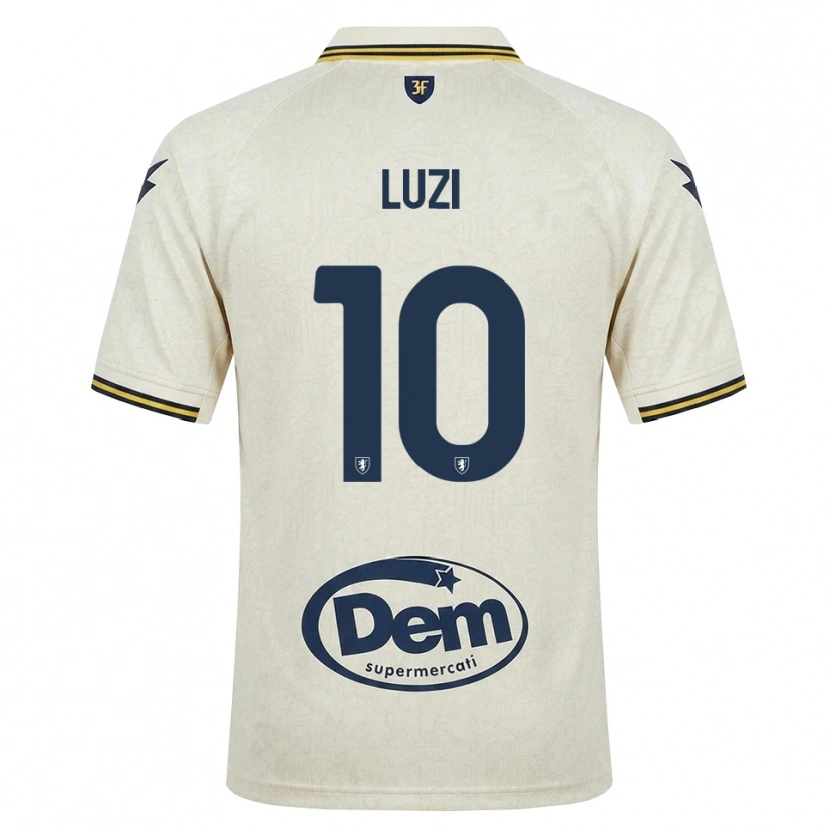Danxen Dames Daniel Luzi #10 Oldlace Geel Zwart Uitshirt Uittenue 2026/27 T-Shirt België