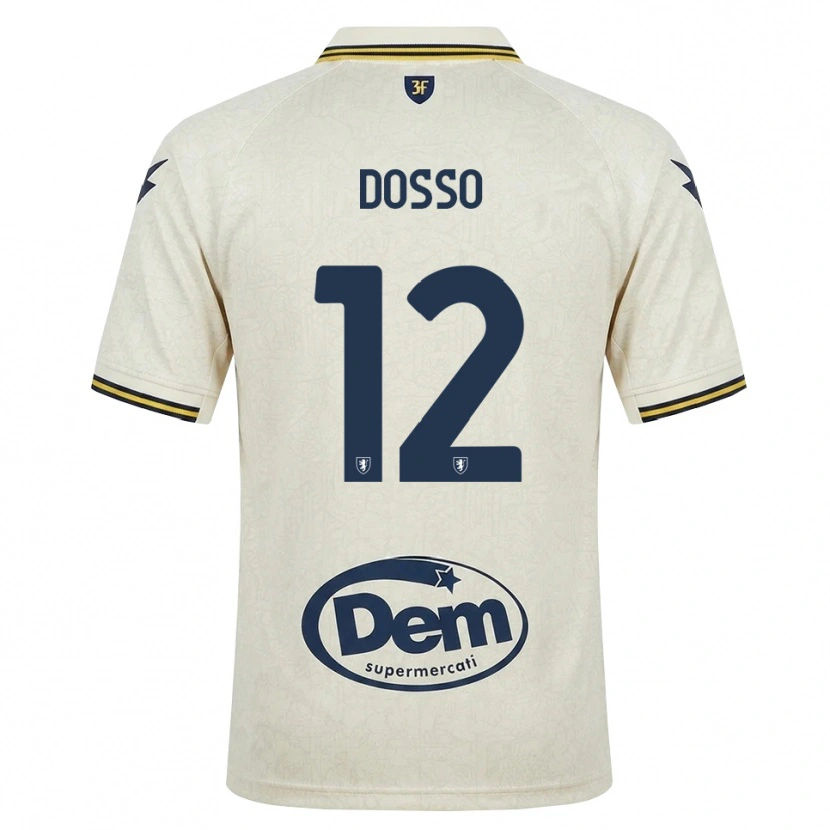Danxen Dames Aboubaka Dosso #12 Oldlace Geel Zwart Uitshirt Uittenue 2026/27 T-Shirt België