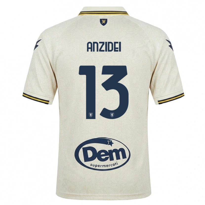 Danxen Dames Massimo Anzidei #13 Oldlace Geel Zwart Uitshirt Uittenue 2026/27 T-Shirt België