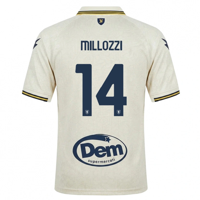 Danxen Dames Francesco Millozzi #14 Oldlace Geel Zwart Uitshirt Uittenue 2026/27 T-Shirt België