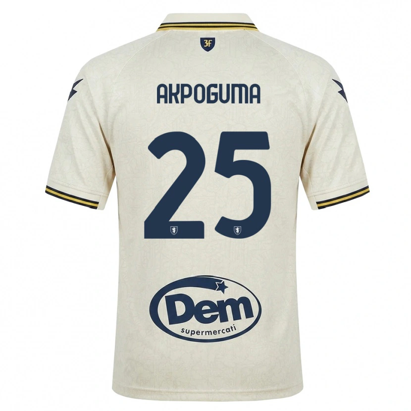Danxen Dames Kevin Akpoguma #25 Oldlace Geel Zwart Uitshirt Uittenue 2026/27 T-Shirt België