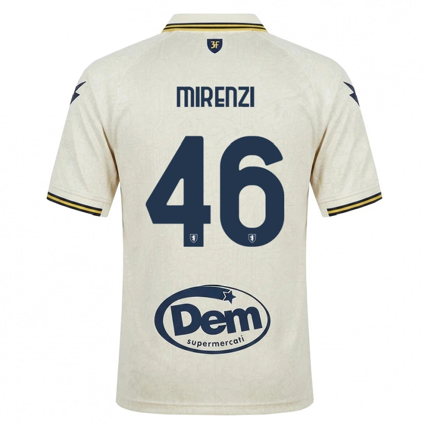 Danxen Dames Andrea Mirenzi #46 Oldlace Geel Zwart Uitshirt Uittenue 2026/27 T-Shirt België