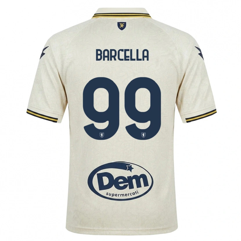 Danxen Dames Kevin Barcella #99 Oldlace Geel Zwart Uitshirt Uittenue 2026/27 T-Shirt België