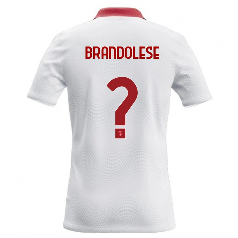 Danxen Dames Benedetto Brandolese #0 Wit Rood Uitshirt Uittenue 2026/27 T-Shirt België