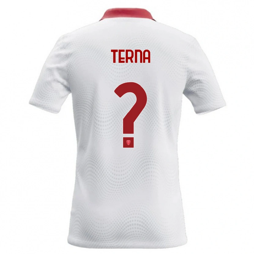 Danxen Dames Alessandro Terna #0 Wit Rood Uitshirt Uittenue 2026/27 T-Shirt België