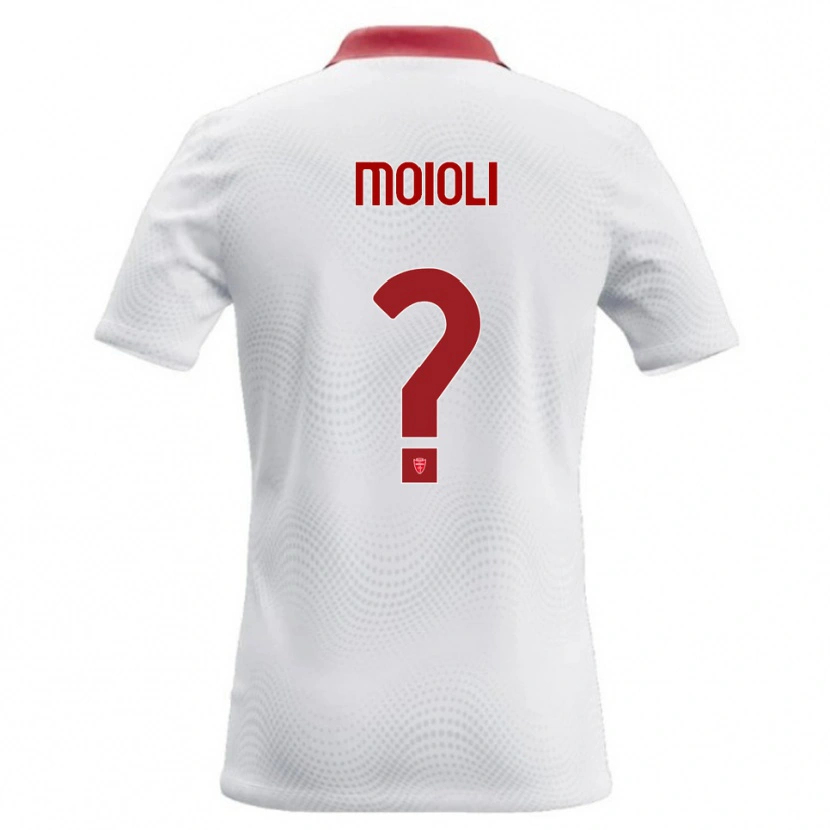 Danxen Dames Gabriel Moioli #0 Wit Rood Uitshirt Uittenue 2026/27 T-Shirt België