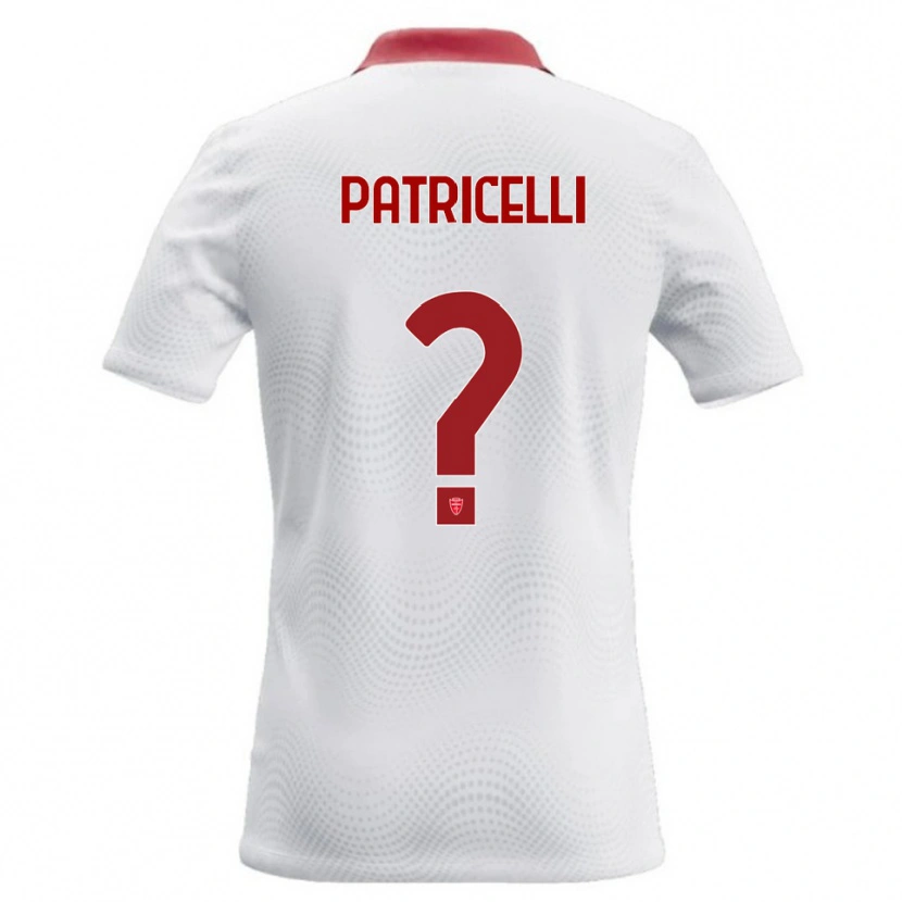 Danxen Dames Raffaele Patricelli #0 Wit Rood Uitshirt Uittenue 2026/27 T-Shirt België