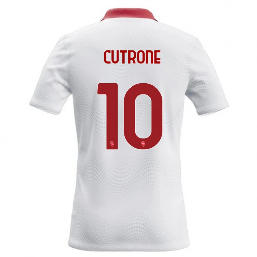 Danxen Dames Patrick Cutrone #10 Wit Rood Uitshirt Uittenue 2026/27 T-Shirt België