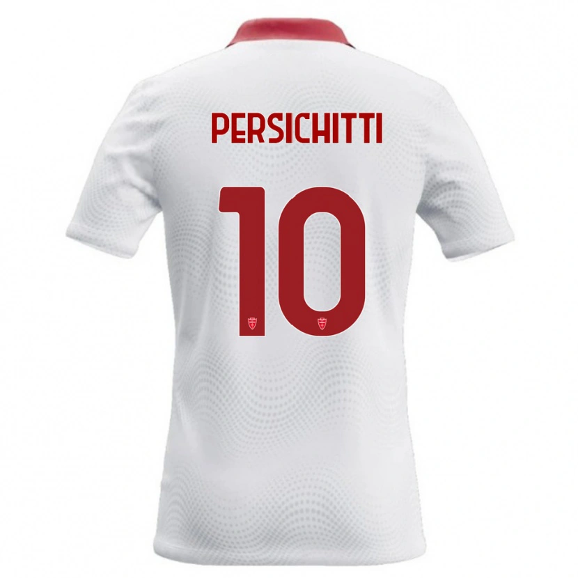 Danxen Dames Matteo Persichitti #10 Wit Rood Uitshirt Uittenue 2026/27 T-Shirt België