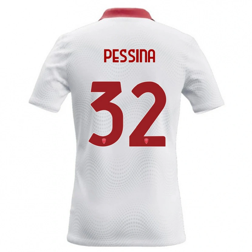 Danxen Dames Matteo Pessina #32 Wit Rood Uitshirt Uittenue 2026/27 T-Shirt België
