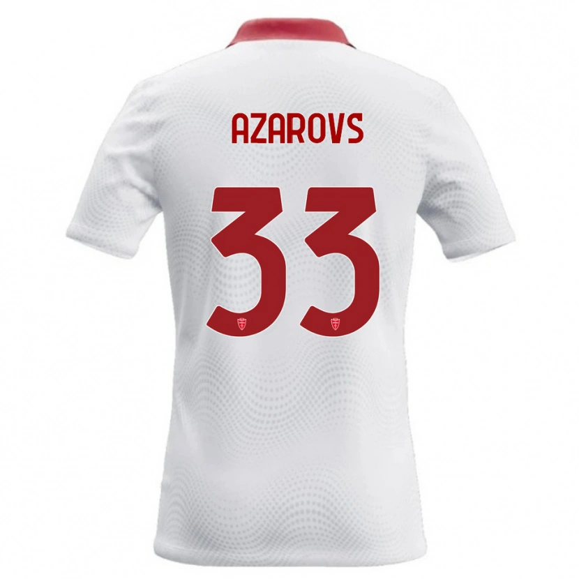 Danxen Dames Timurs Azarovs #33 Wit Rood Uitshirt Uittenue 2026/27 T-Shirt België