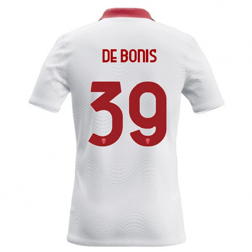 Danxen Dames Andrea De Bonis #39 Wit Rood Uitshirt Uittenue 2026/27 T-Shirt België