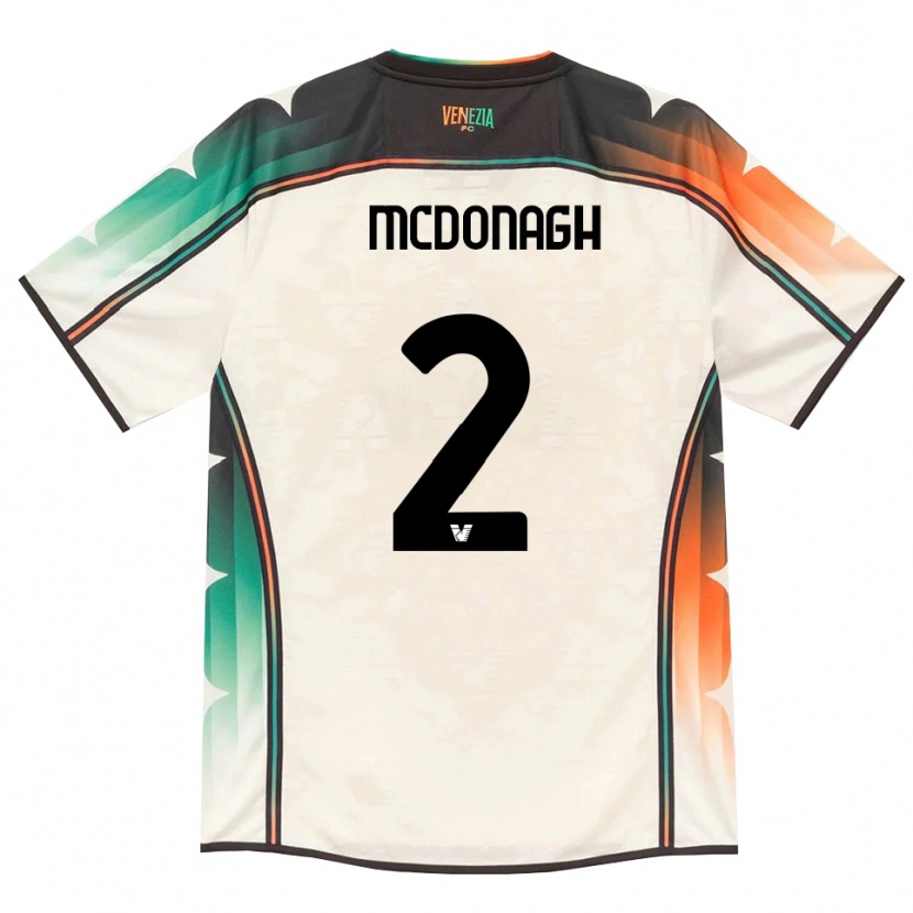 Danxen Dames Oisin Mcdonagh #2 Oldlace Oranje Groen Uitshirt Uittenue 2026/27 T-Shirt België