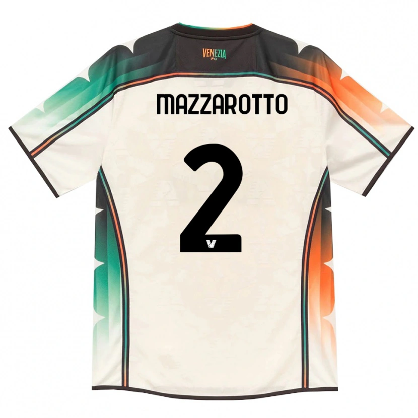 Danxen Dames Jacopo Mazzarotto #2 Oldlace Oranje Groen Uitshirt Uittenue 2026/27 T-Shirt België