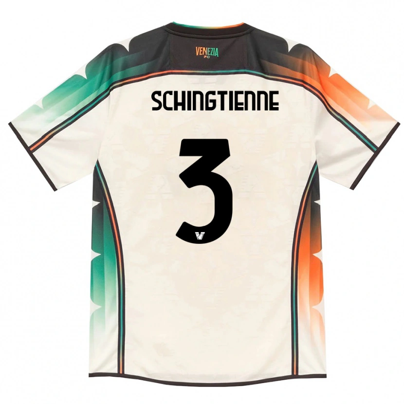 Danxen Dames Joël Schingtienne #3 Oldlace Oranje Groen Uitshirt Uittenue 2026/27 T-Shirt België